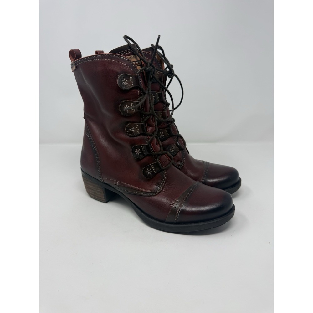 Pikolinos Women's Lace Up Ankle Boots Size 40